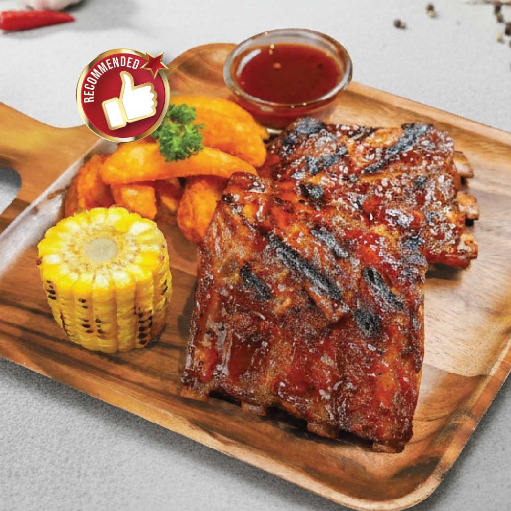 Kurobuta Pork Spare Ribs with BBQ Sauce