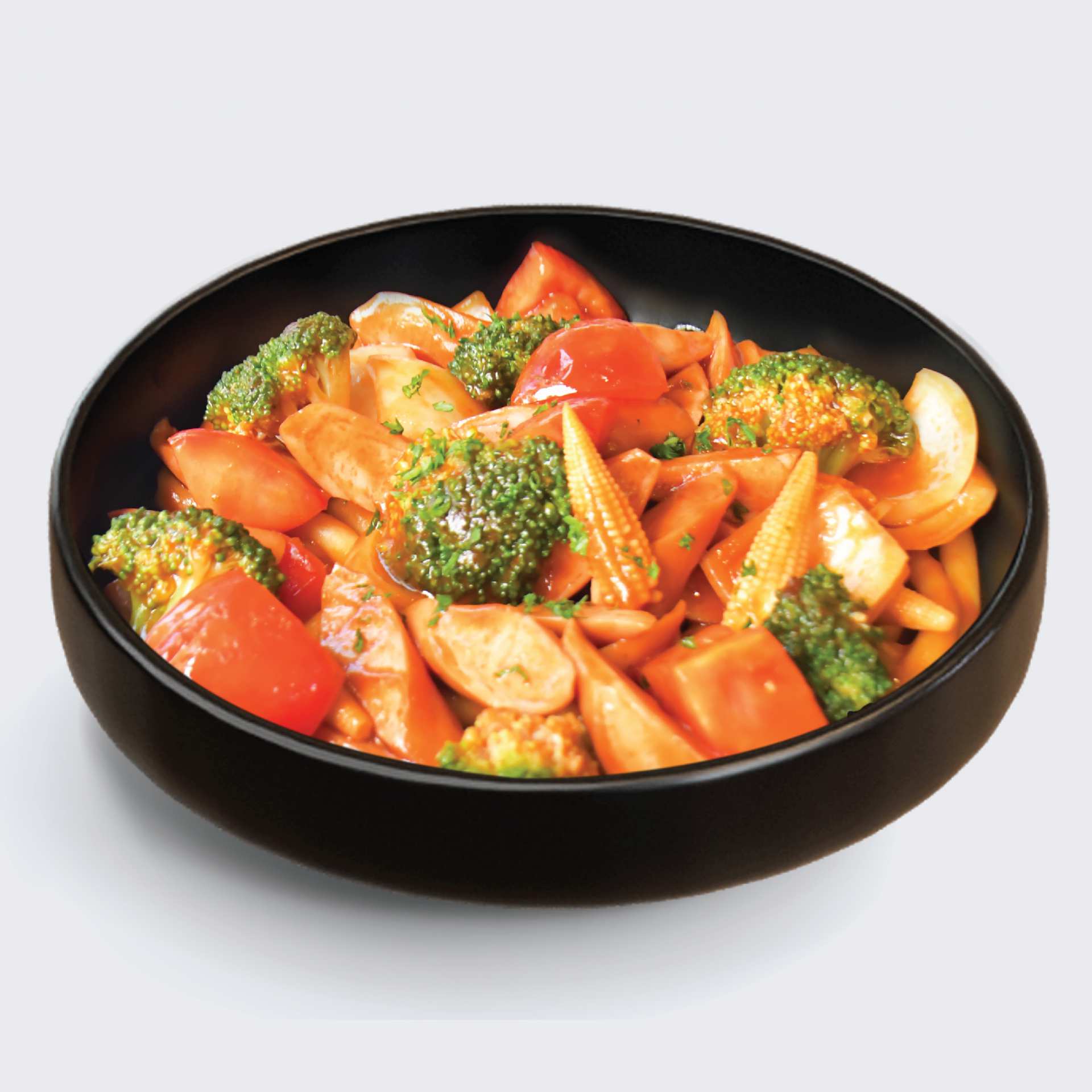 Macaroni with Tomato Sauce with Pork Sausage