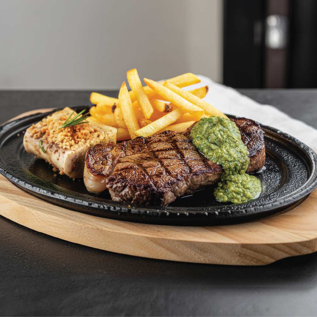 Chokchai Dry Aged with Salsa Verde Sauce