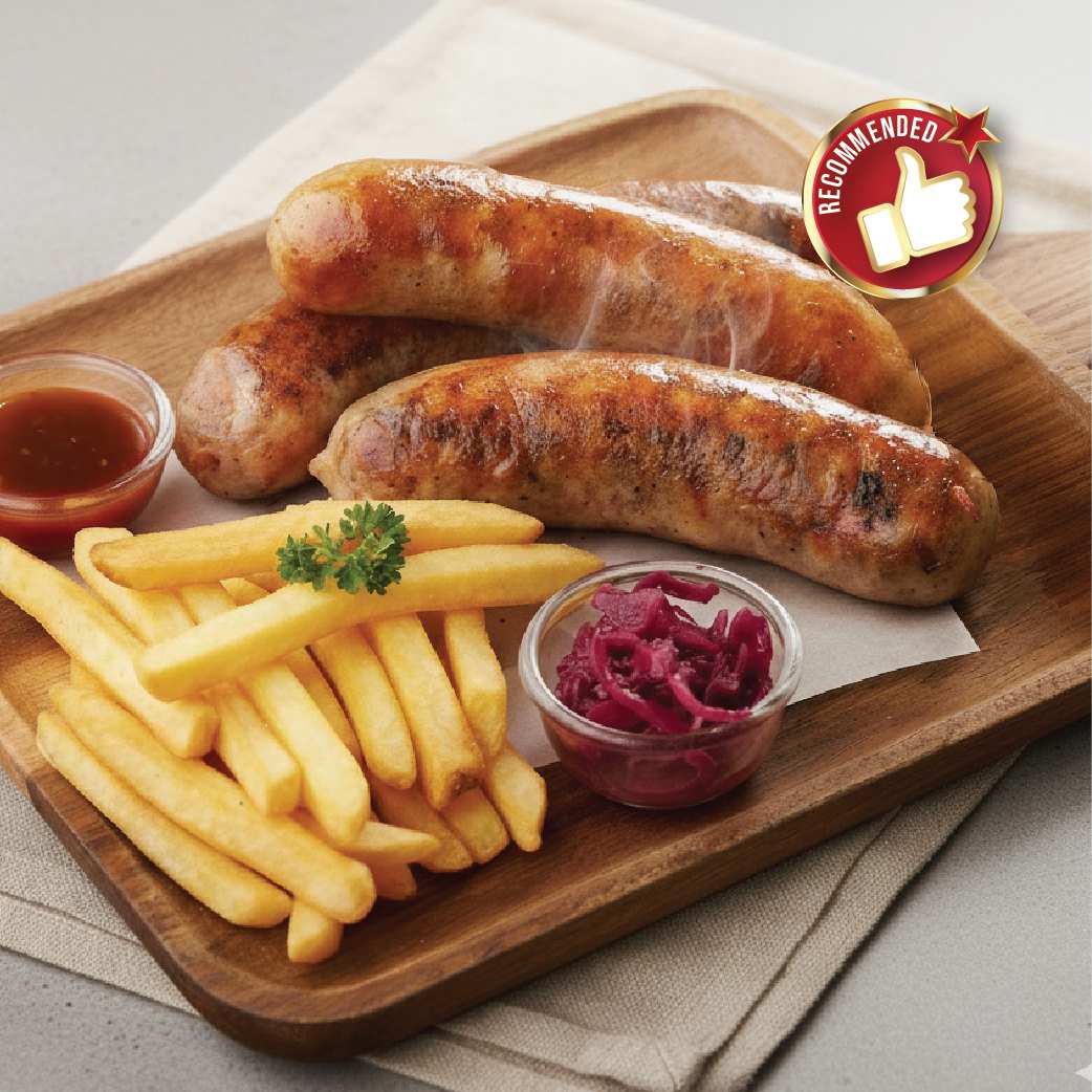 Chokchai Steak Sausages Beef or Pork (3 pcs.)