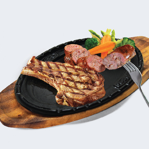 Kurobuta Pork Prime Rib (Large) with Steak Sausage