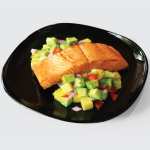 Grilled Salmon Salsa Avocado